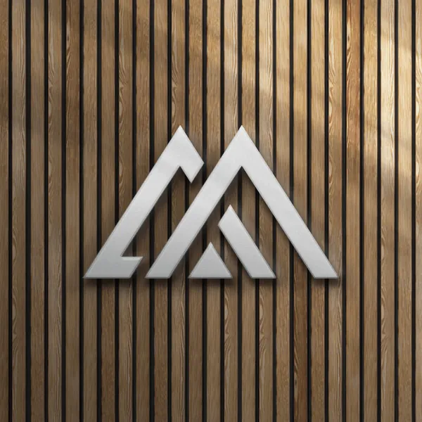 Affiliatemanager-logotyp på träribbor